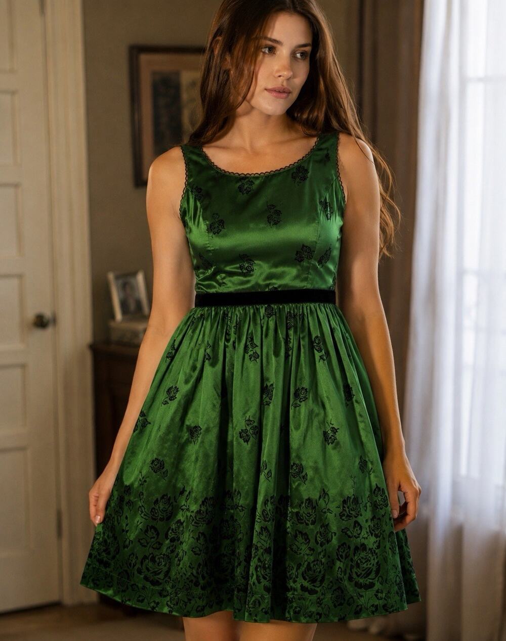NECA Twilight New Moon Bella Swan Birthday Dress Green S